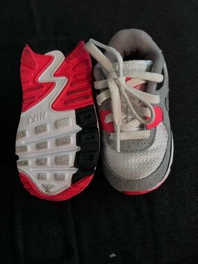 Nike Kids Gray and Pink Airmax